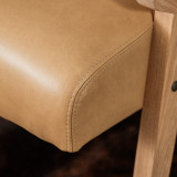 Demo - Gariep Leather Armchair - Oak - Desert - 11