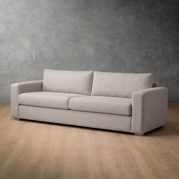 Clanwilliam 4-Seater Fabric Couch - Dusted Taupe - 3