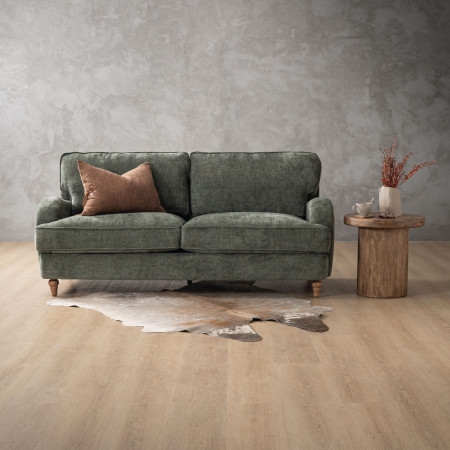Chenavé 3 Seater Fabric Couch - Thyme Wave