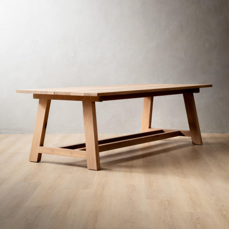 Demo - 2.4m Griekwa Dining Table - Oak - 1