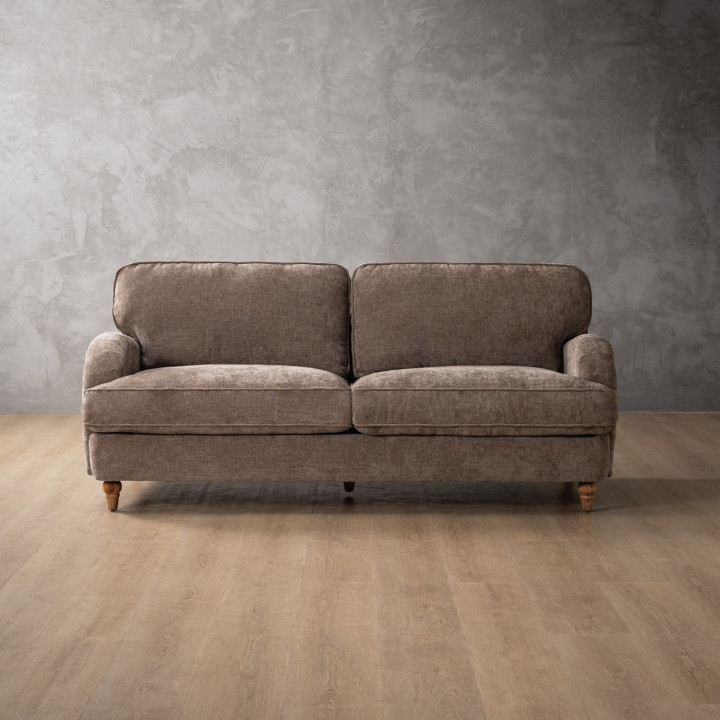 Chenavé 3-Seater Fabric Couch - Fossil Wave - 1