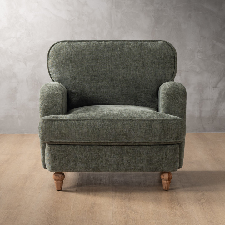 Chenavé Fabric Armchair - Thyme Wave - 3