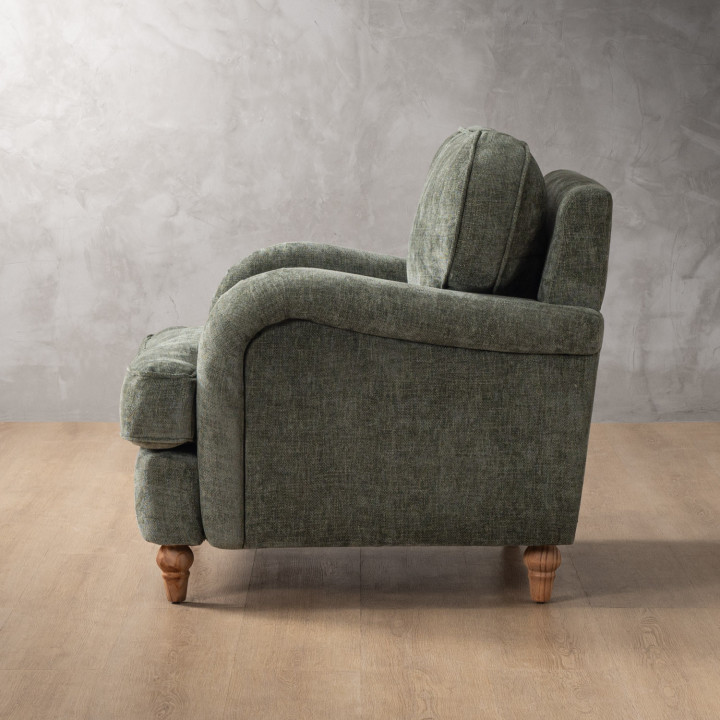 Chenavé Fabric Armchair - Thyme Wave - 4