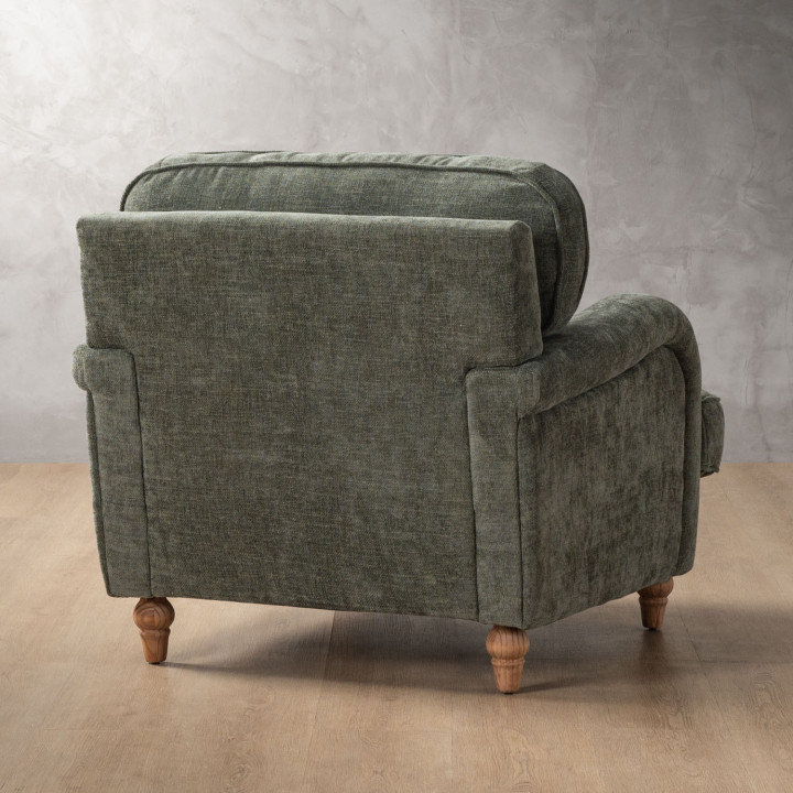 Chenavé Fabric Armchair - Thyme Wave - 5
