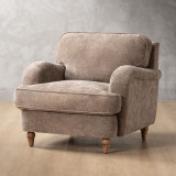 Chenavé Fabric Armchair - Fossil Wave - 1