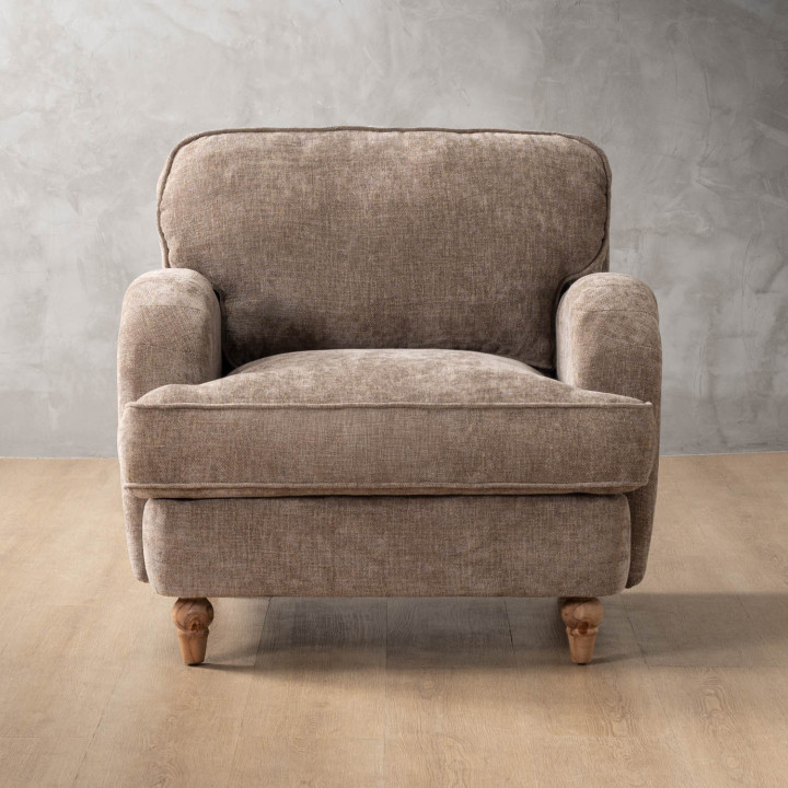 Chenavé Fabric Armchair - Fossil Wave - 3