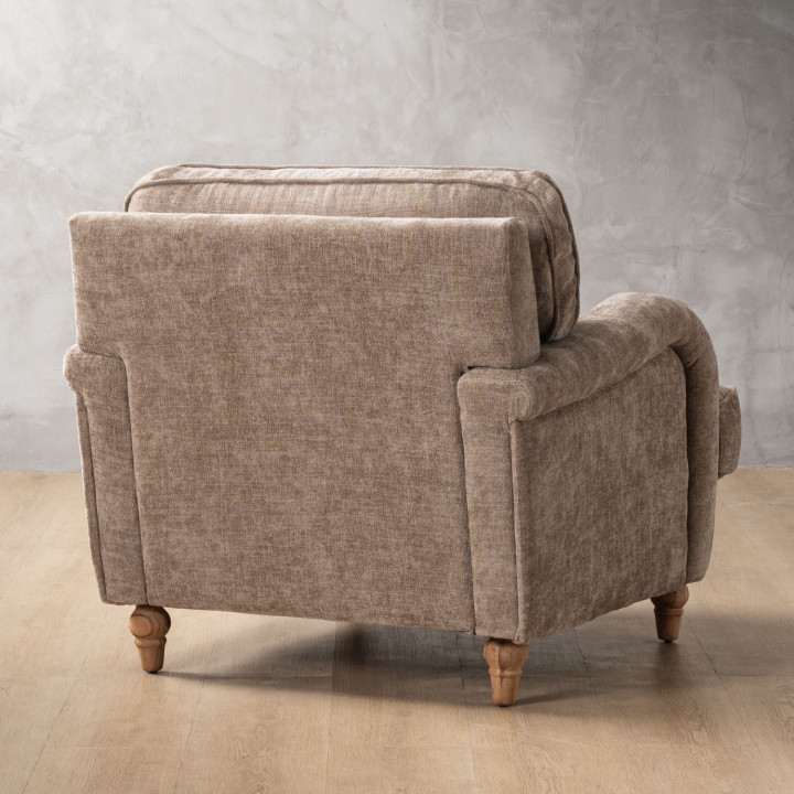 Chenavé Fabric Armchair - Fossil Wave - 5