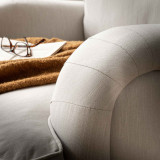Chenavé Fabric Armchair - Pearl - 3