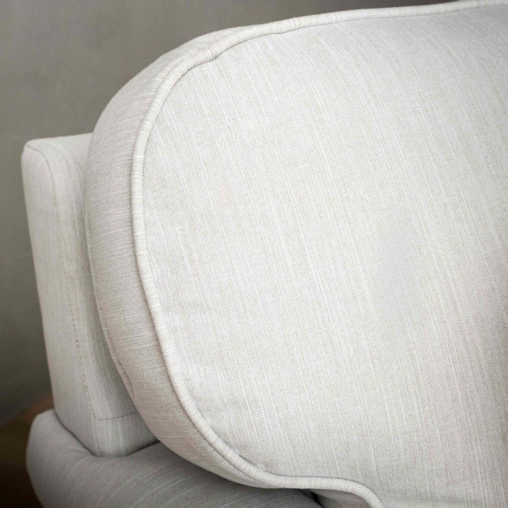 Chenavé Fabric Armchair - Pearl - 7