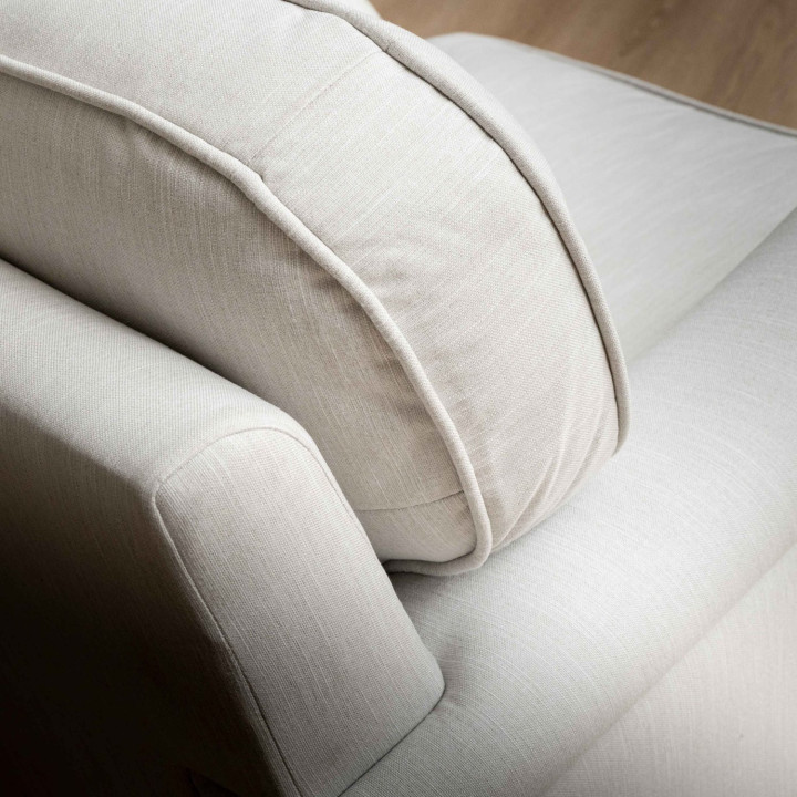 Chenavé Fabric Armchair - Pearl - 8