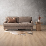 Demo - Chenavé 3-Seater Fabric Couch - Fossil Wave - 3