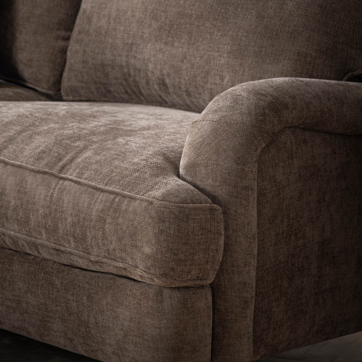 Demo - Chenavé 3-Seater Fabric Couch - Fossil Wave - 7