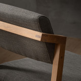 Jozi Fabric Dining Chair - Oak - Juniper Graphite - 6