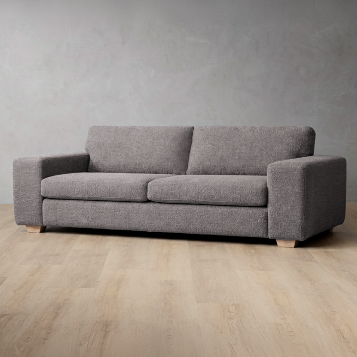 Karoo 3-Seater Fabric Couch - Fennel Grey - 2