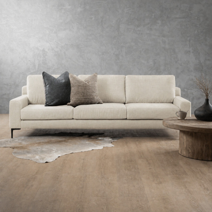 Tulbagh 4-Seater Fabric Couch - Ivory - 2