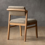 Jozi Fabric Dining Chair - Oak - Juniper Taupe - 5