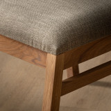 Jozi Fabric Dining Chair - Oak - Juniper Taupe - 7