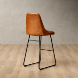 Demo - Kenridge Leather Counter Bar Chair - Bourbon - 4