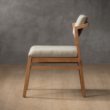 Jozi Fabric Dining Chair - Oak - Juniper Stone - 4