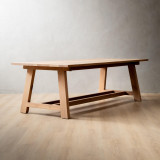 Demo - 2.4m Griekwa Dining Table - Oak - 1