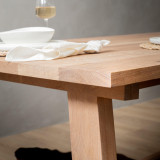 Demo - 2.4m Griekwa Dining Table - Oak - 5