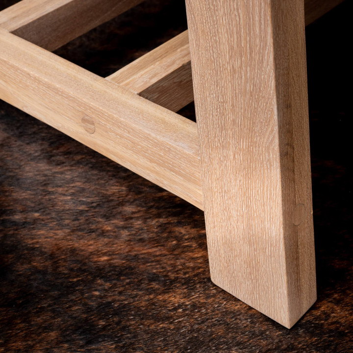 Demo - 2.4m Griekwa Dining Table - Oak - 10