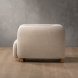 Monteluce Fabric Armchair - Latté - 5