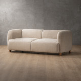 Monteluce 3-Seater Fabric Couch - Latté - 4