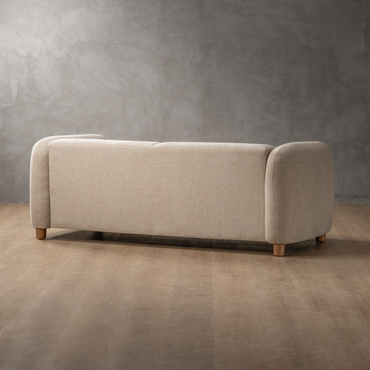 Monteluce 3-Seater Fabric Couch - Latté - 6