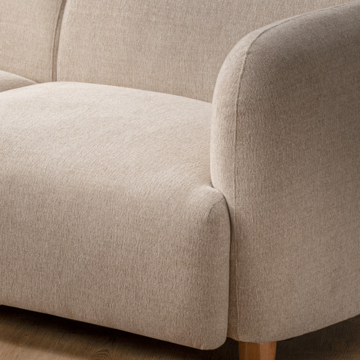 Monteluce 3-Seater Fabric Couch - Latté - 7
