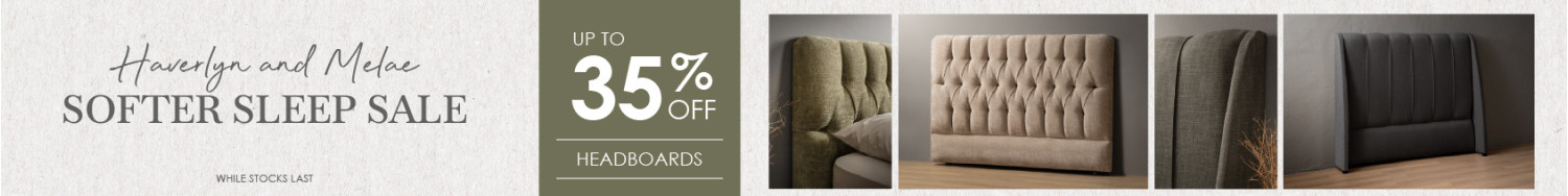 Haverlyn and Melae Headboard Promotion Desktop Banner