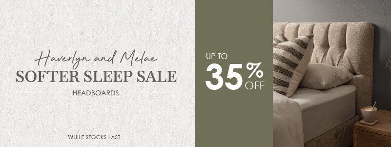 Haverlyn and Melae Headboard Promotion Mobile Banner