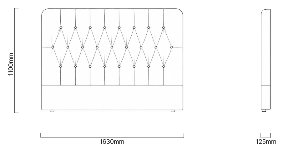 Haverlyn Queen Headboard Dimensions