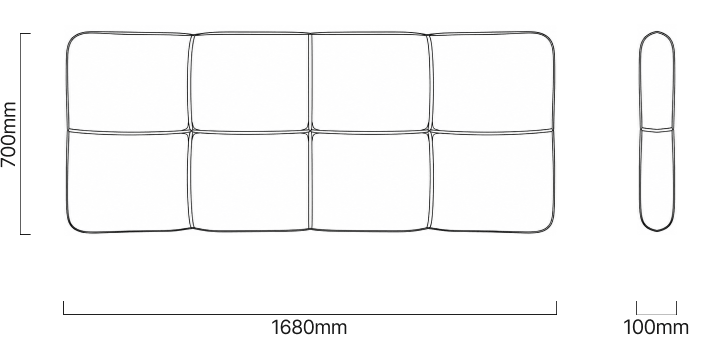 Sancturé Queen Headboard Dimensions
