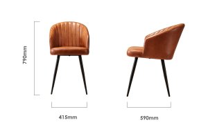 Monet-Leather-dining-Chair-Bourbon-dimensions