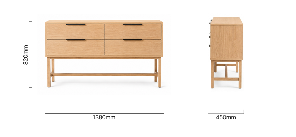 Swartberg Chest of drawers dimensions