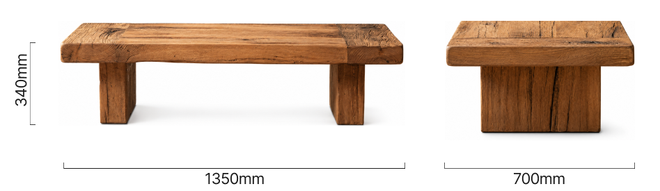Atacama Side table Dimensions