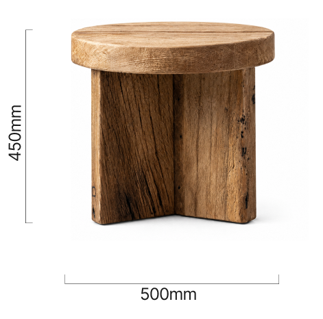 Sonora Round Side Table Dimensions