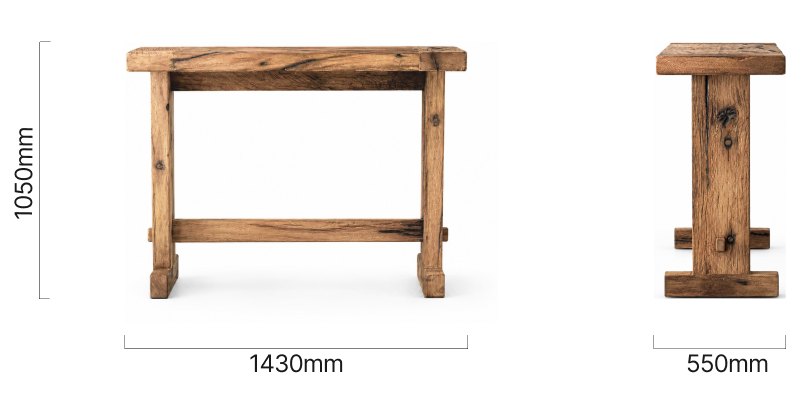 Dameron Bar Table Dimensions