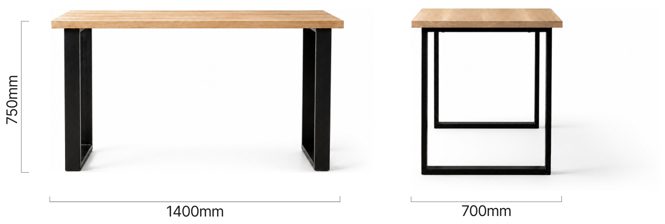 Sahara Desk Top Only Dimensions