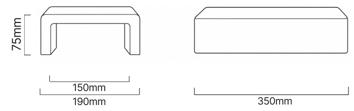 Small Armcap Dimensions