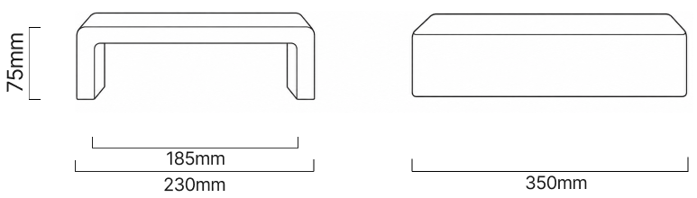 Medium Armcap Dimensions