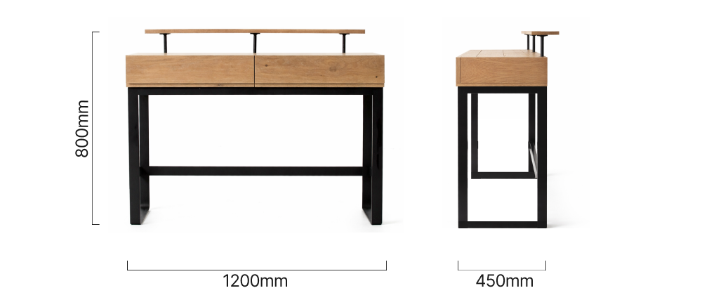 Sahara Dresser Dimensions