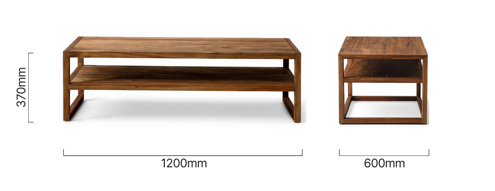 Swazi Coffee Table Dimensions