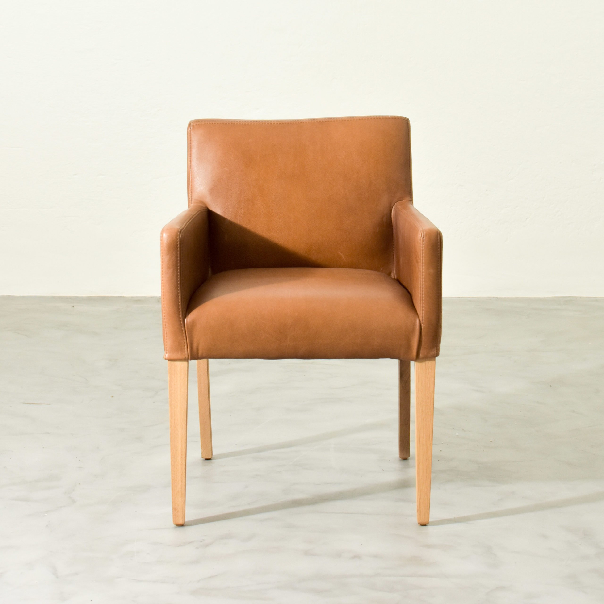 west elm brown chair