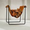 wood-carrier-leather-magazine-stand-woodstand- Firewood Log Carrier