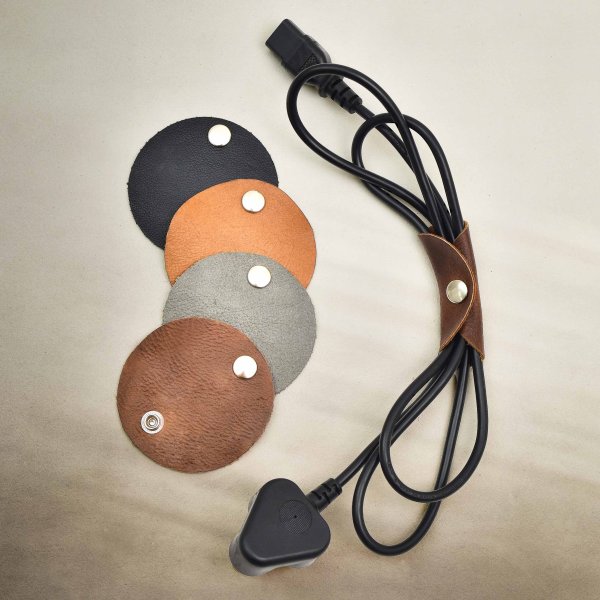 cableholder-leather-cable-holder-corporate gifting-office-cable tie-gifting-personalised gifting
