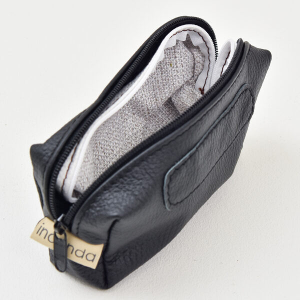 cosmetic bag-leather-sanitarybag-leather cosmetic bag