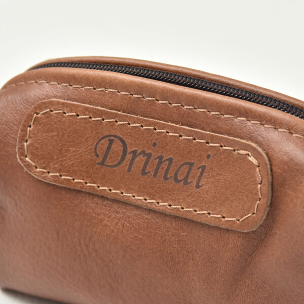 engraving-on-leather-leather-cosmetic bag-cosmetic-bag-toiletry-bag-cosmeticbag-leather-sanitarybag -Leather Cosmetic Bag
