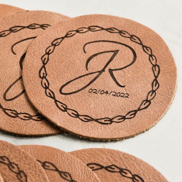 leather-coaster-table-decor-personalized
